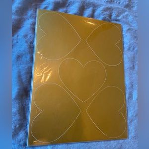 Pottery Barn Kids Gold Heart Wall Decals